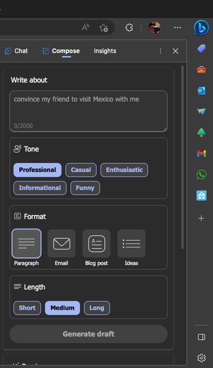 Daily Trivia - Quicker AI response? Bing Chat Sidebar illustration