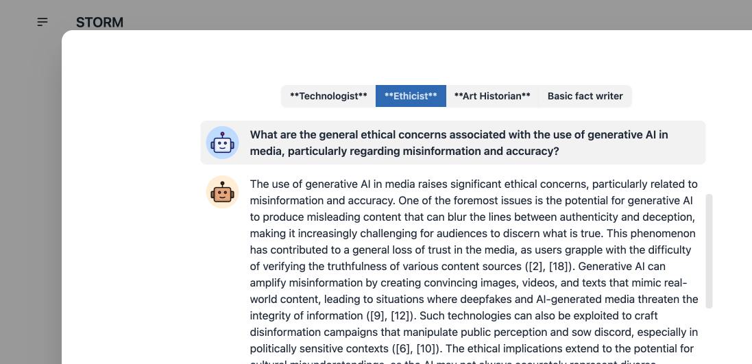Jin's Daily AI Trivia: Stanford AI – Writing Wikipedia-like Articles - CO-STORM illustration