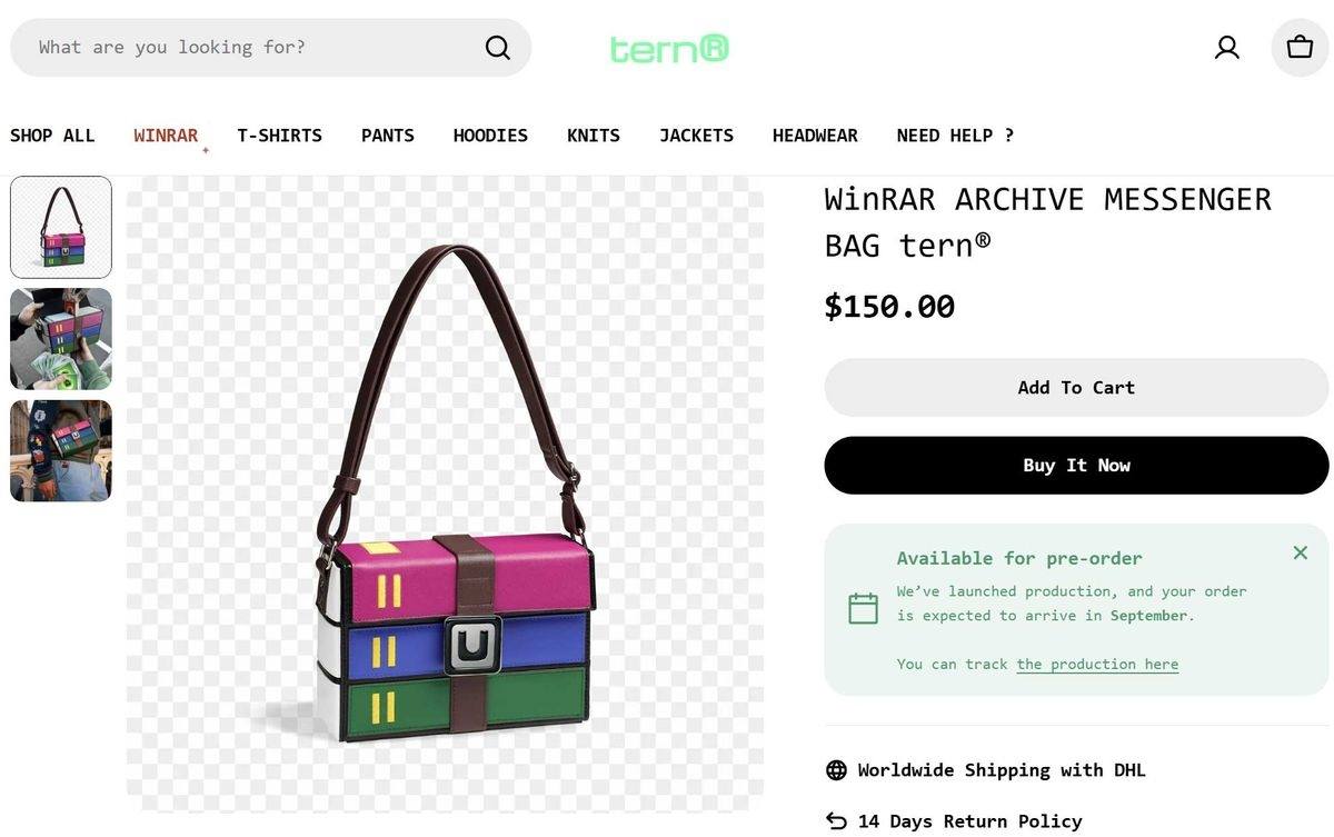 Jin’s Daily Tech Trivia: Do you want to buy a WinRAR bag? illustration