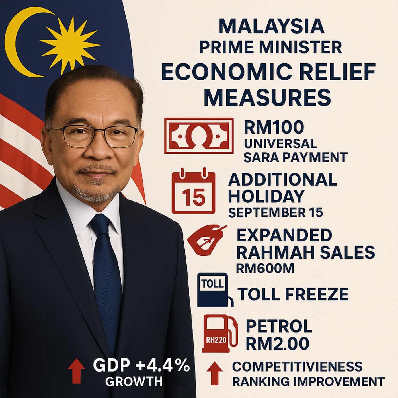 Jin Daily AI Trivia : Speed run Malaysia News with AI illustration