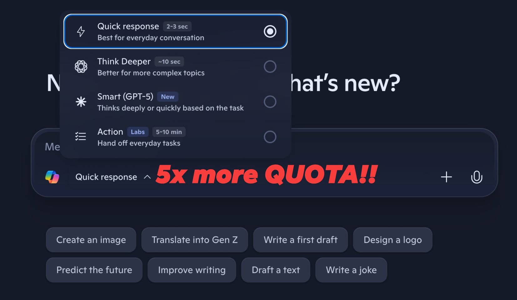 Jin Daily AI Trivia: Running Out of GPT-5 Quota? Try Copilot! illustration