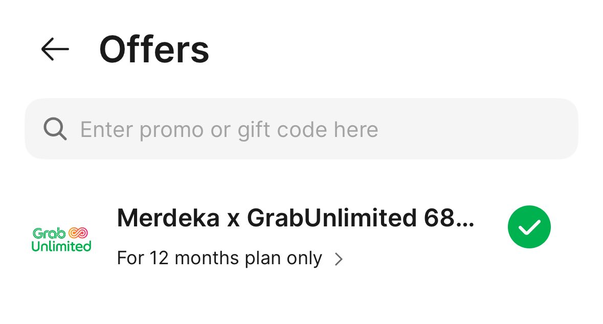 Jin Daily Promo Trivia : GrabUnlimited 68% off - get 12 month GrabUnlimited for RM15.33 illustration