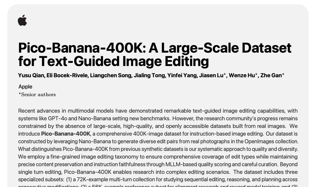 Jin Daily AI Trivia – Apple’s Latest AI Paper Uses Gemini and Qwen Models as Examples? 🍌 illustration