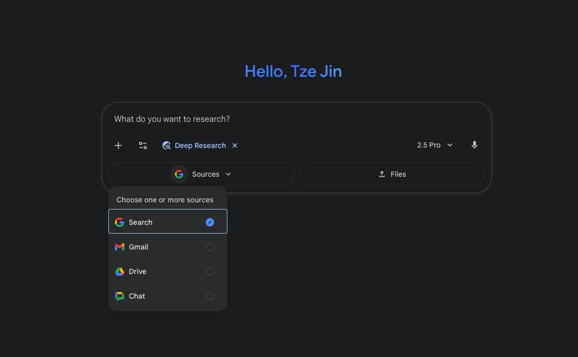 Jin Daily AI Trivia – Google Gemini “Deep Research” Just Got Inside Your Gmail and Drive! illustration