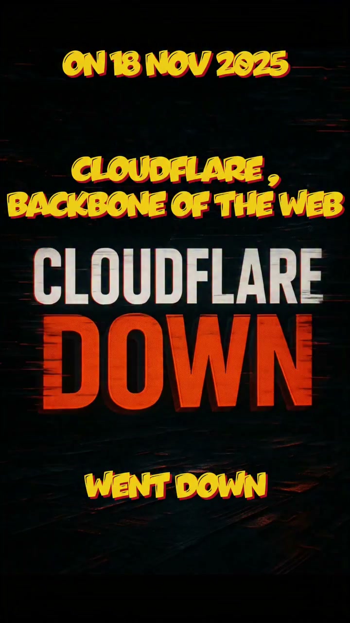 Jin Daily Tech Trivia : What happen to Cloud Flare yesterday? illustration