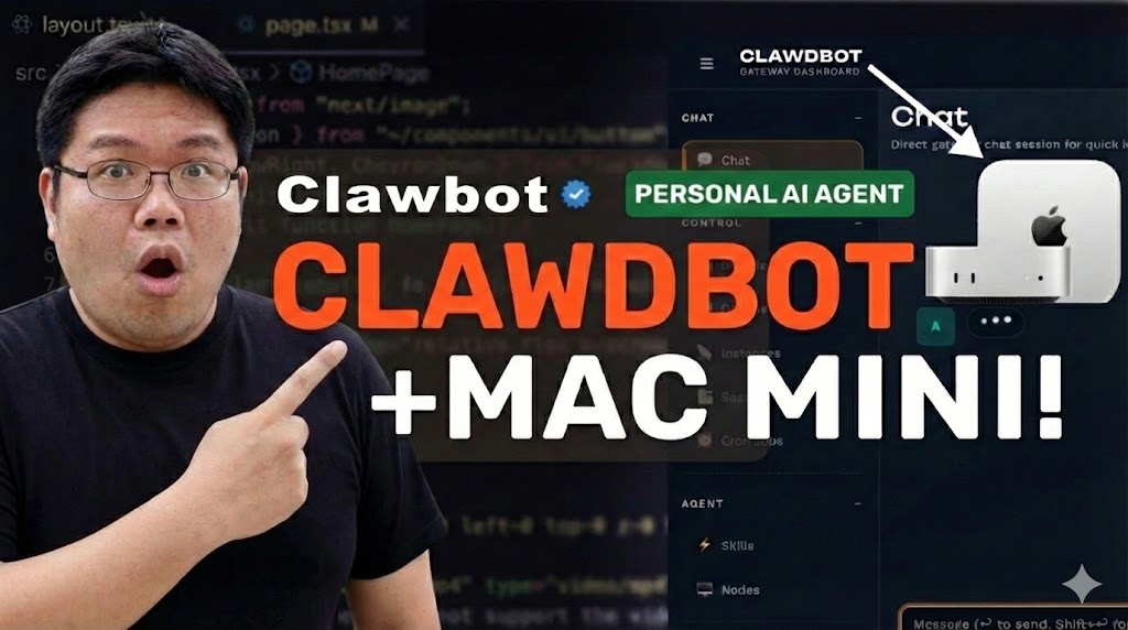 Jin Daily AI Trivia: Clawdbot + Mac mini = the Best Personal AI Agent? illustration