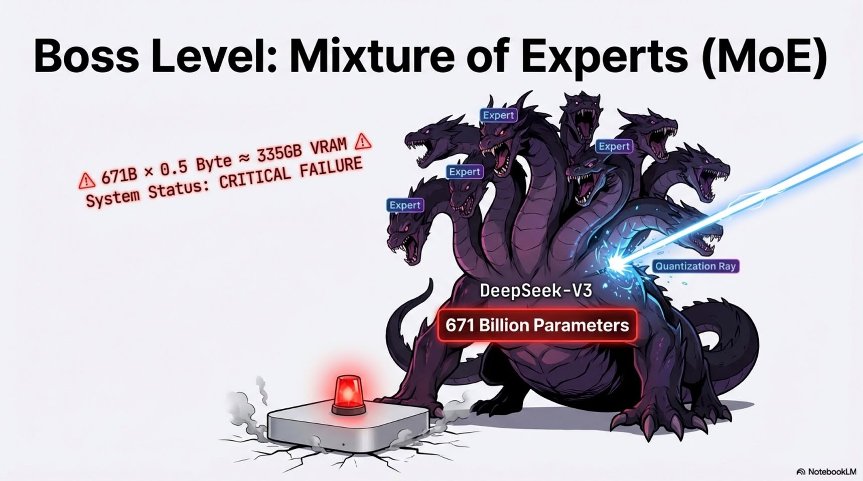 Jin Daily AI Trivia - LLM Model Memory Usage 101 illustration