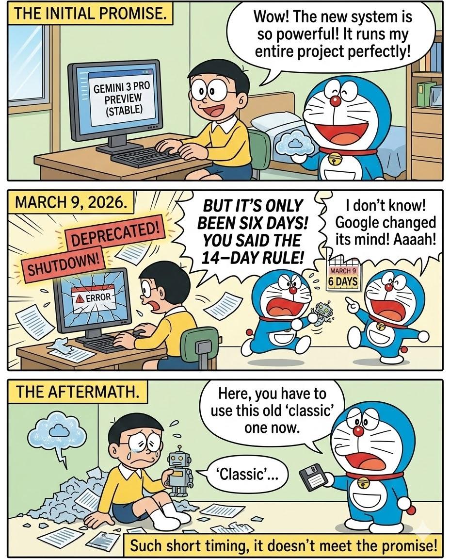Jin Daily AI Trivia: Google Deprecated Gemini-3-Pro Today illustration