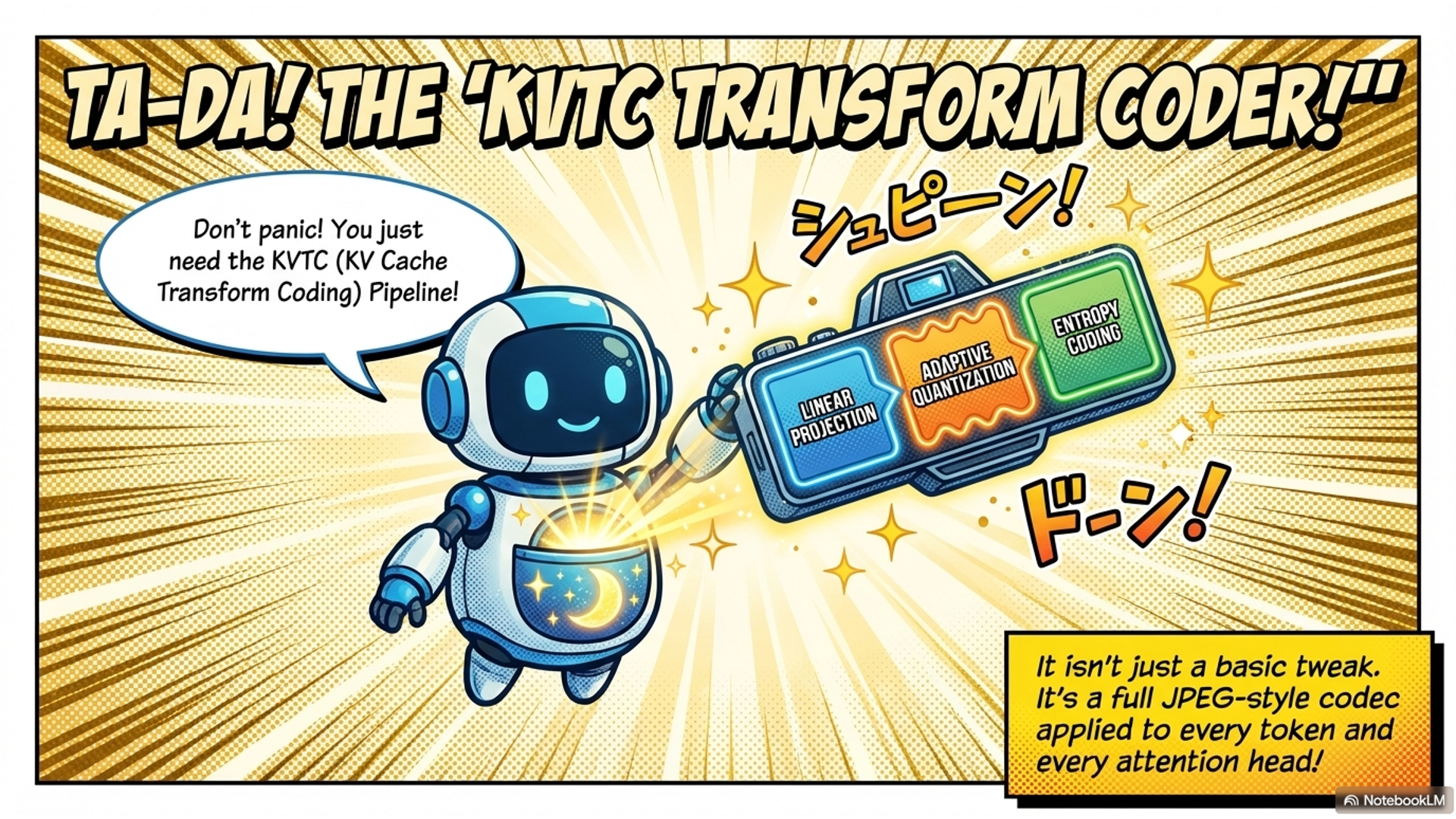 Jin Daily AI Trivia – 1M Context Window? NVIDIA Turns KV Cache into JPEG illustration