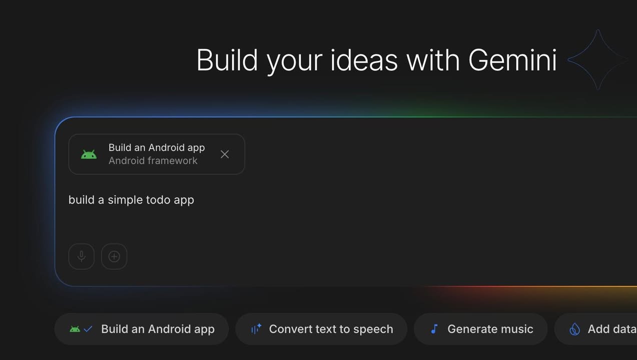 Jin Daily AI Trivia - Google AI Studio can now build Android apps illustration