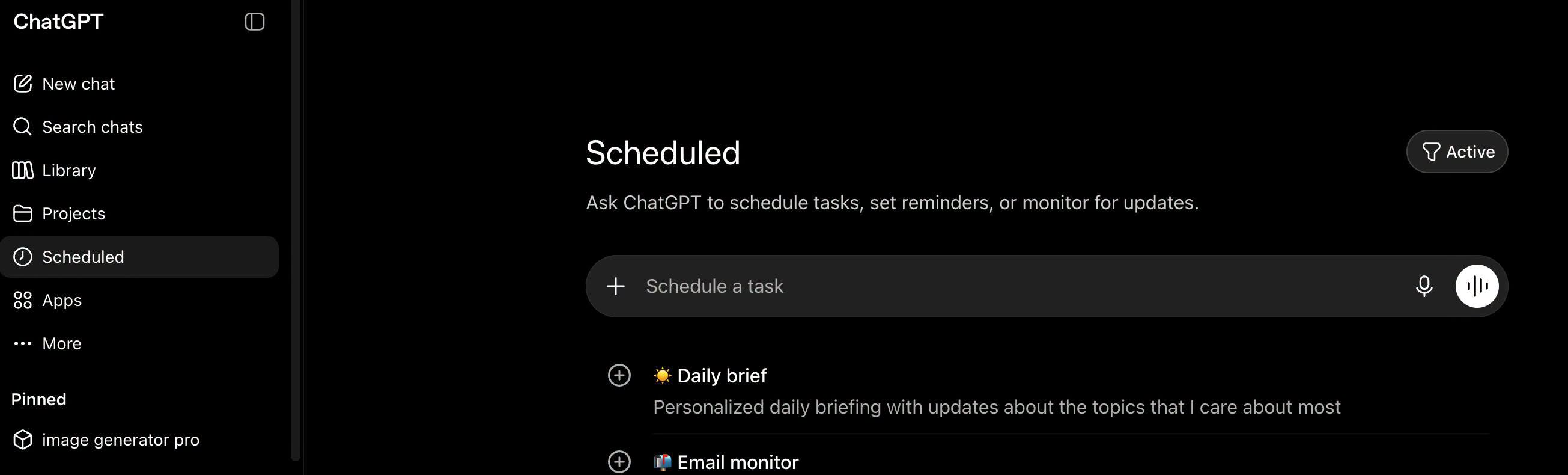 Jin Daily AI Trivia: ChatGPT Scheduled Tasks is here illustration