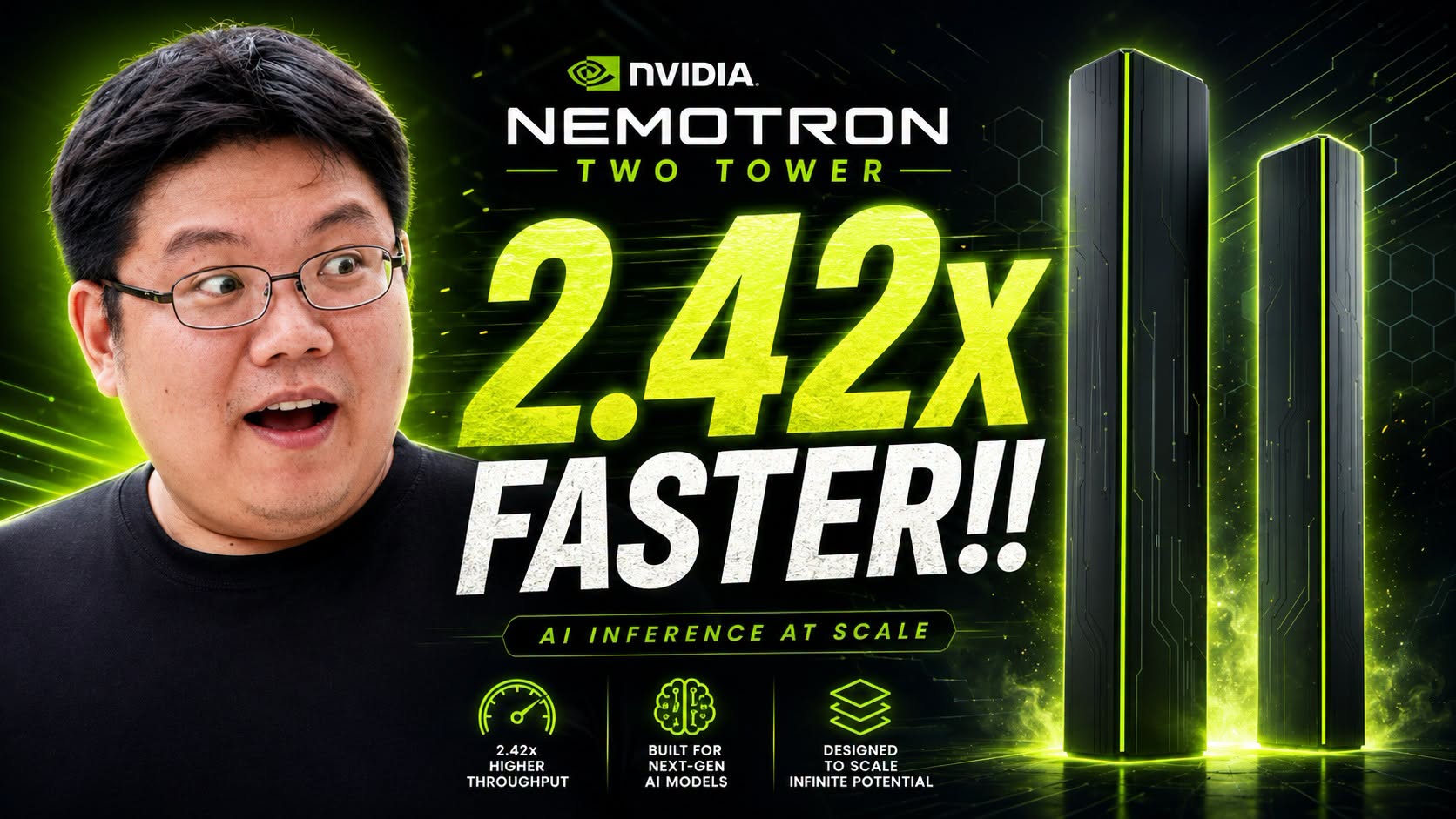 Jin Daily AI Trivia: NVIDIA Nemotron Diffusion Model is SO FAST illustration