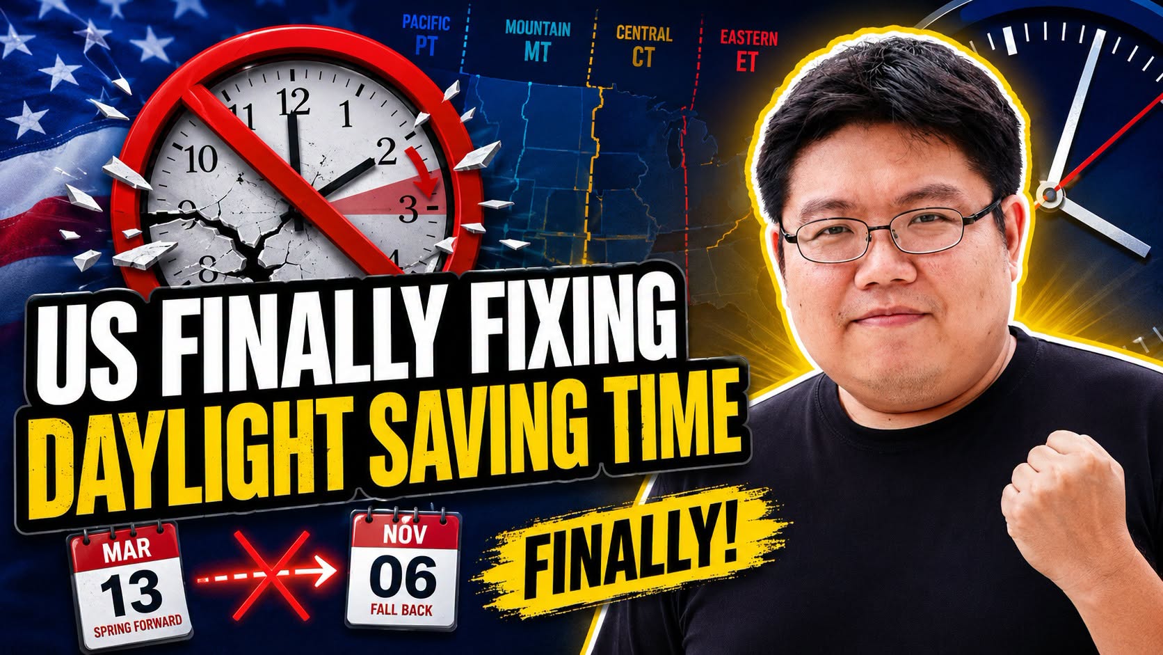 Jin Daily Tech Trivia : US Finally Fixing Daylight Saving Time illustration